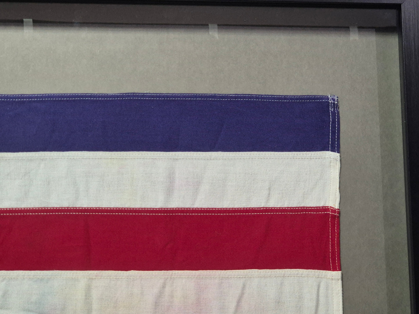 Framed International Code of Signals Charlie (C) Linen Flag