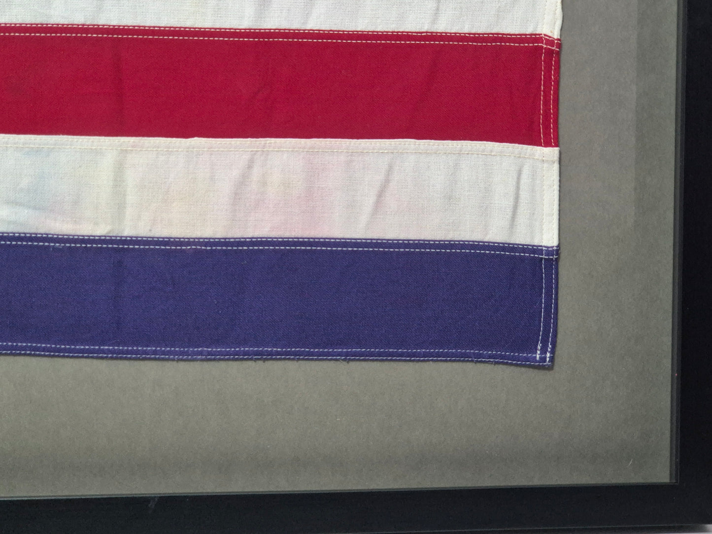 Framed International Code of Signals Charlie (C) Linen Flag
