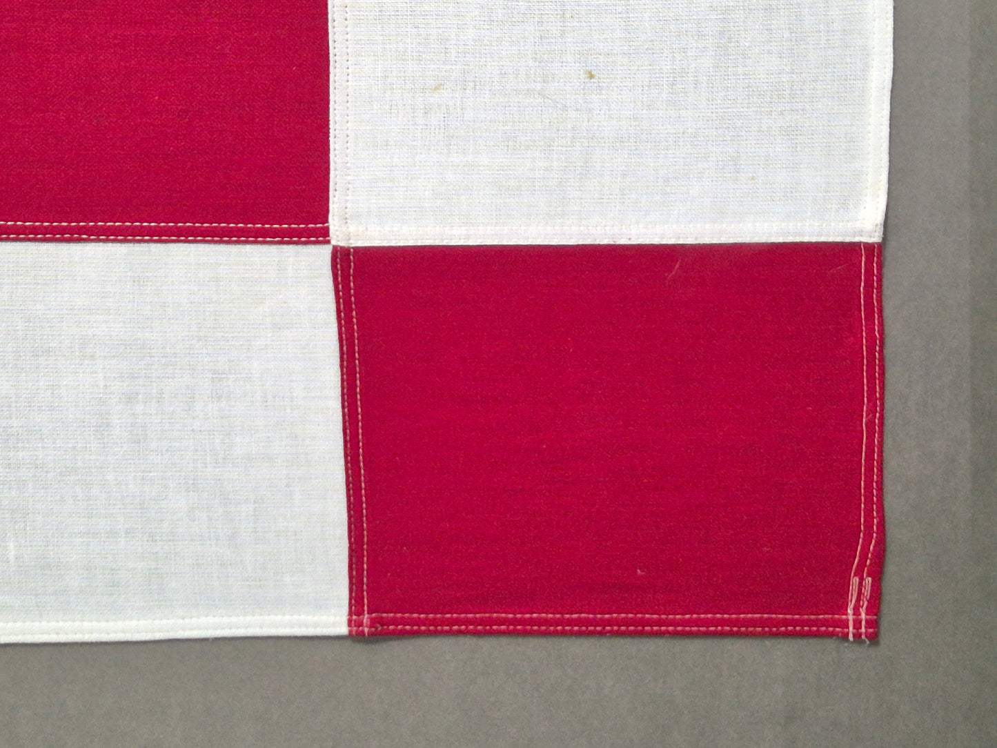 Framed International Code of Signals Uniform (U) Linen Flag