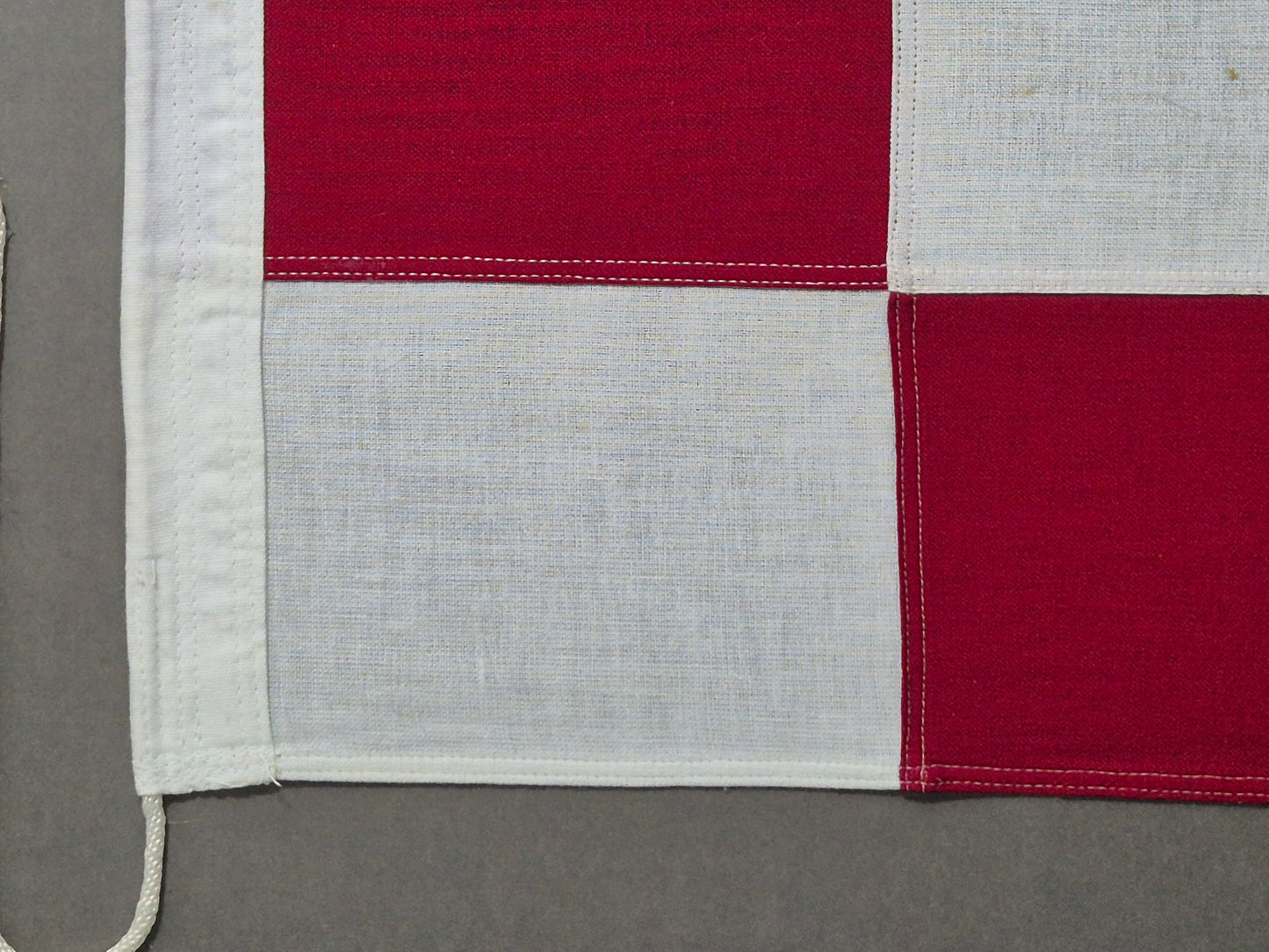 Framed International Code of Signals Uniform (U) Linen Flag