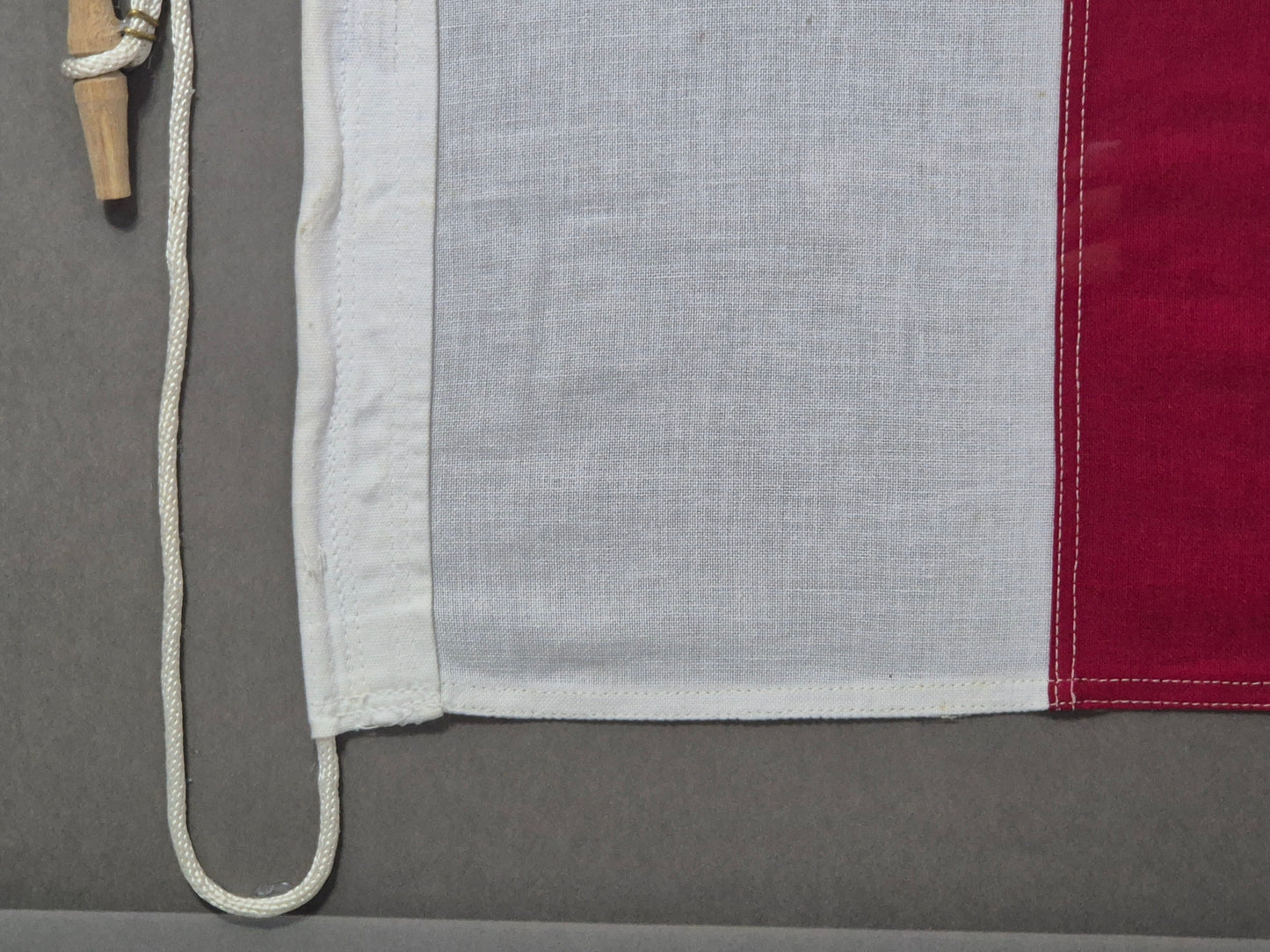 Framed International Code of Signals Hotel (H) Linen Flag
