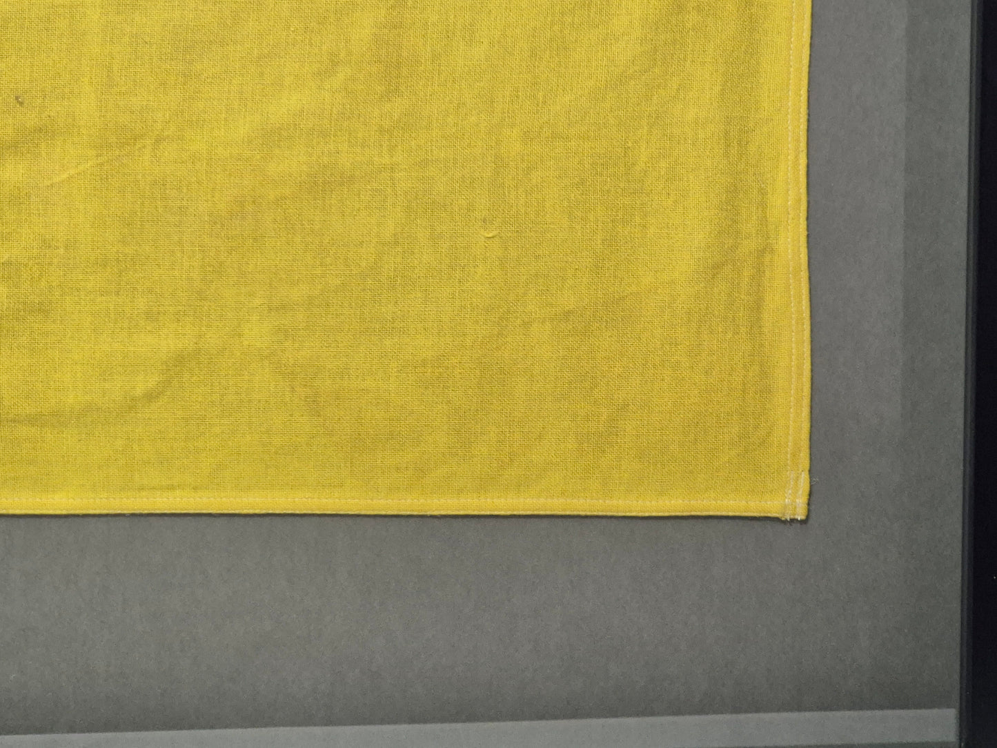 Framed International Code of Signals Quebec (Q) Linen Flag