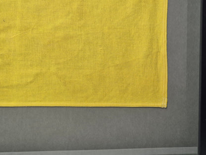 Framed International Code of Signals Quebec (Q) Linen Flag