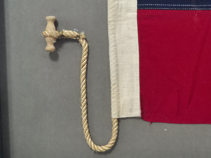 Framed International Code of Signals November (N) Linen Flag