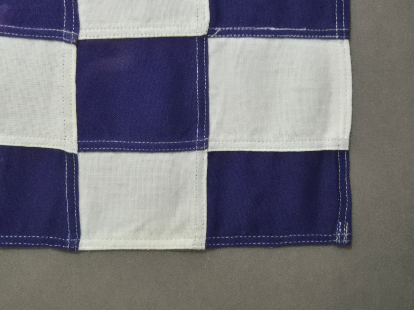 Framed International Code of Signals Papa (P) Linen Flag
