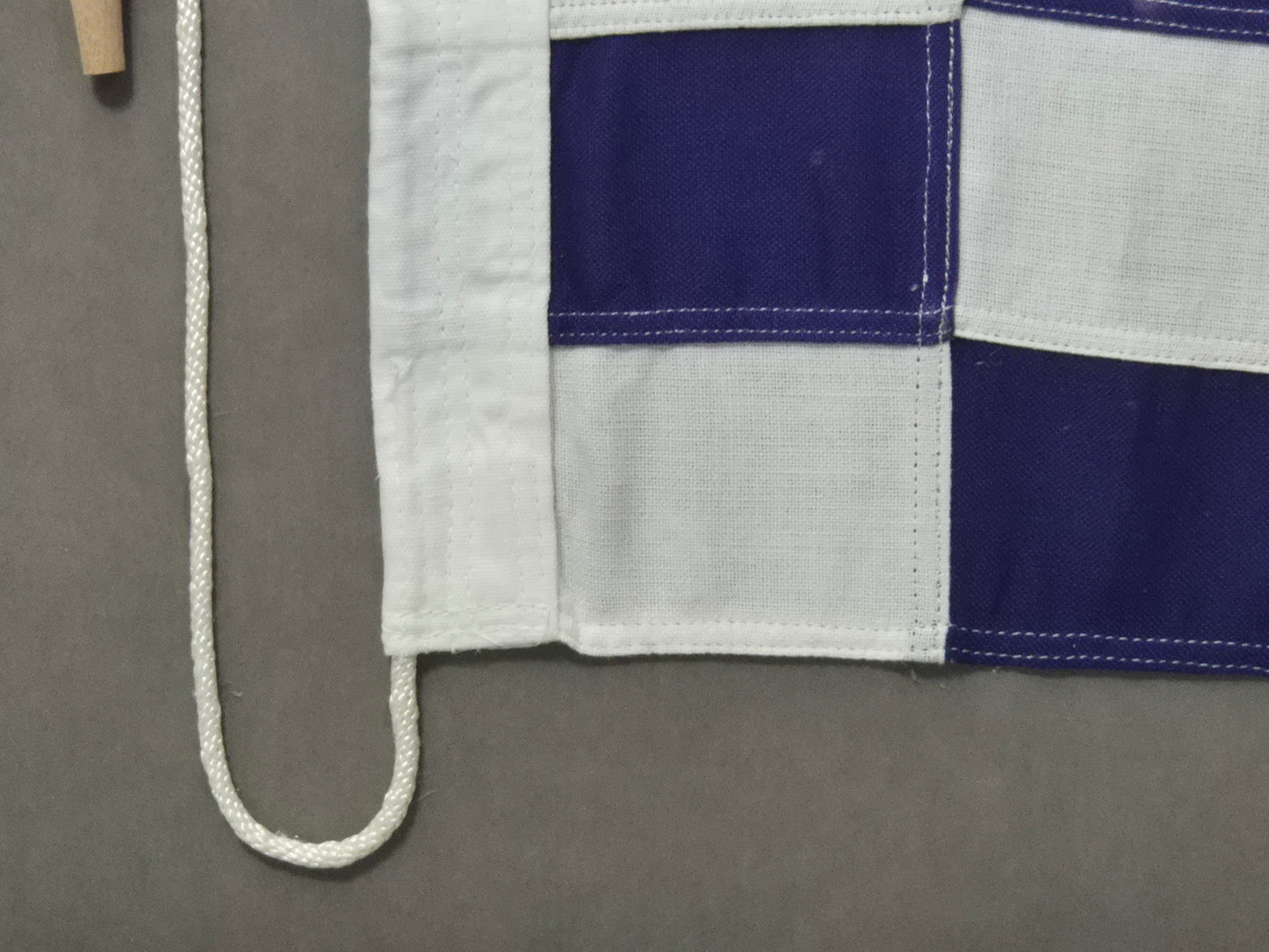 Framed International Code of Signals Papa (P) Linen Flag