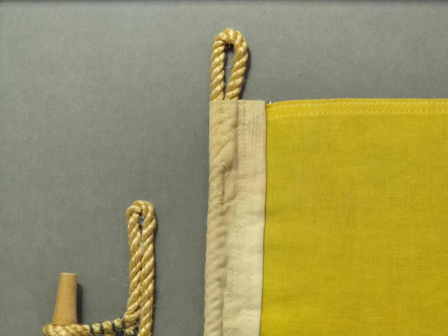 Framed International Code of Signals Kilo (K) Linen Flag