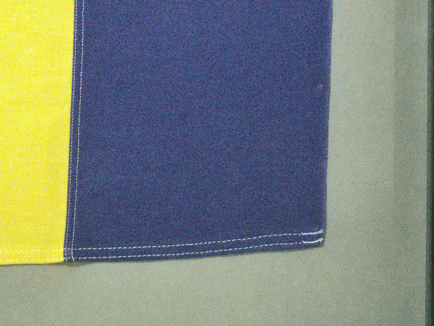 Framed International Code of Signals Kilo (K) Linen Flag