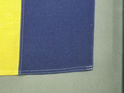 Framed International Code of Signals Kilo (K) Linen Flag