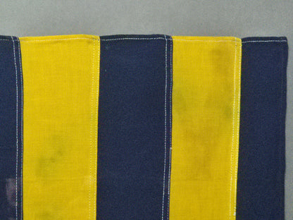 Framed International Code of Signals Delta (D) Linen Flag
