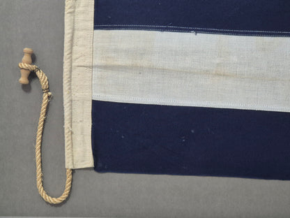 Framed International Code of Signals Juliet (J) Linen Flag