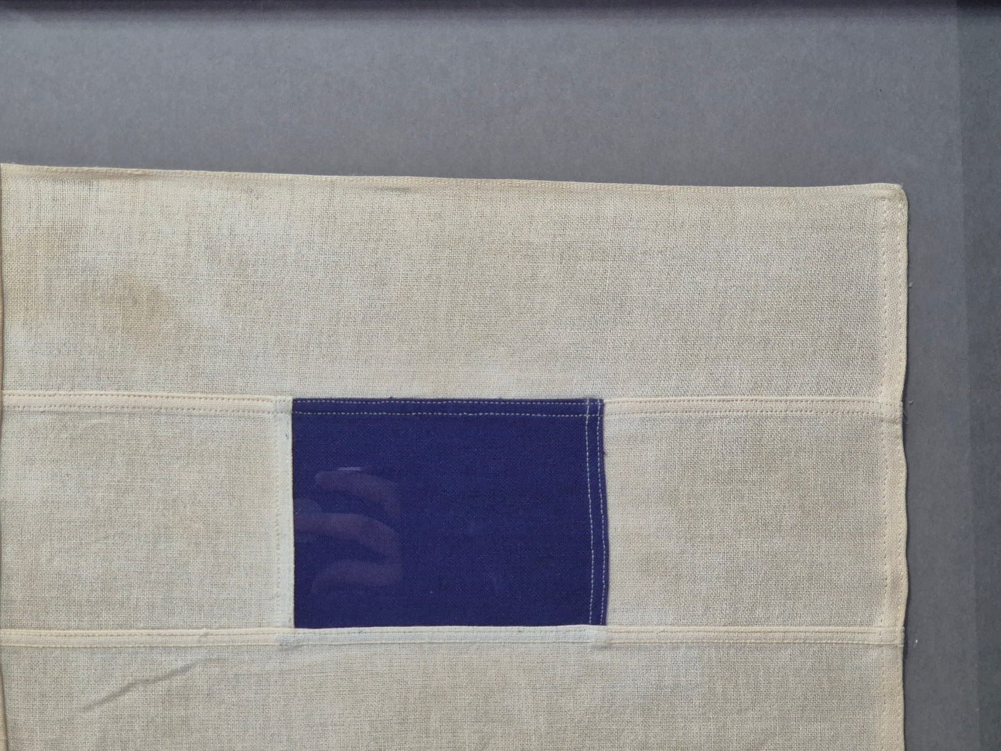 Framed International Code of Signals Charlie (C) Linen Flag