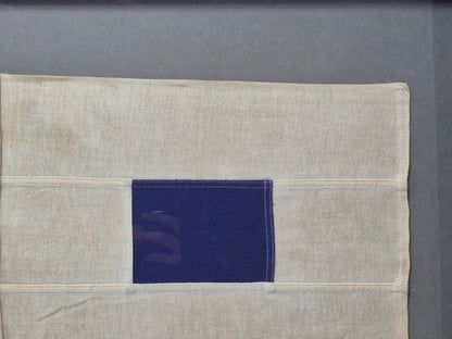 Framed International Code of Signals Charlie (C) Linen Flag