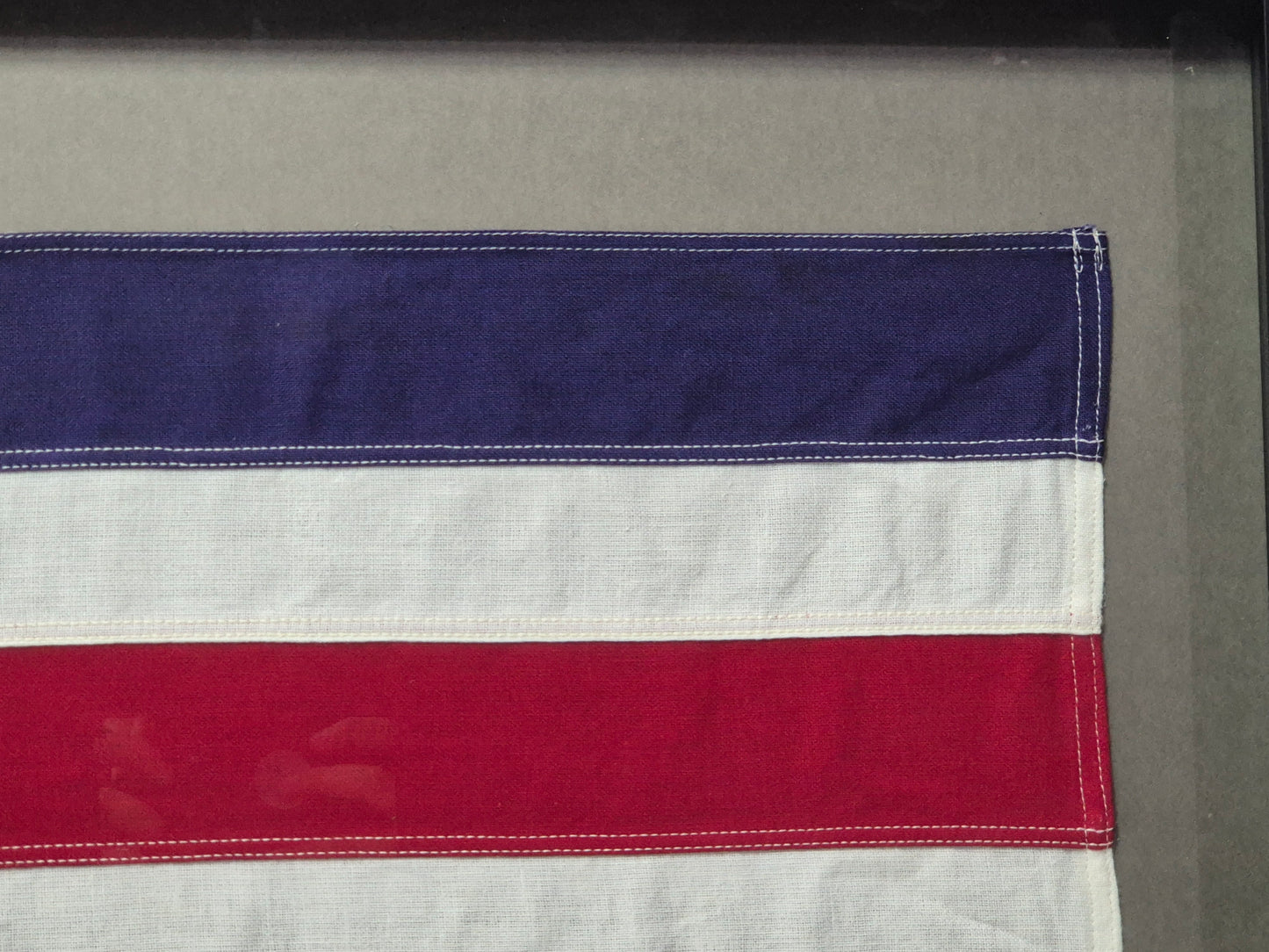 Framed International Code of Signals Charlie (C) Linen Flag