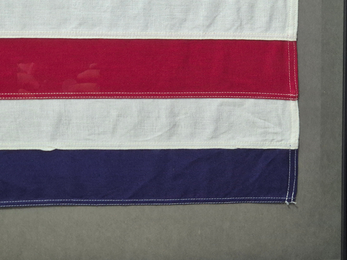 Framed International Code of Signals Charlie (C) Linen Flag