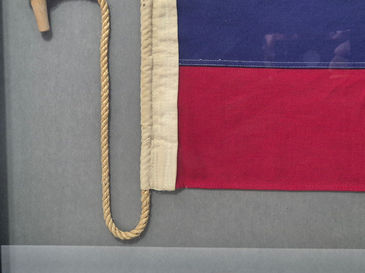 Framed International Code of Signals November (N) Linen Flag