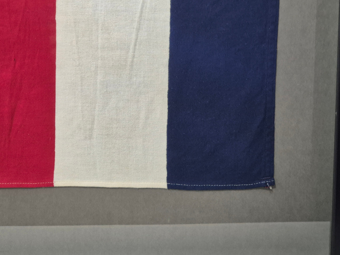Framed International Code of Signals Tango (T) Linen Flag