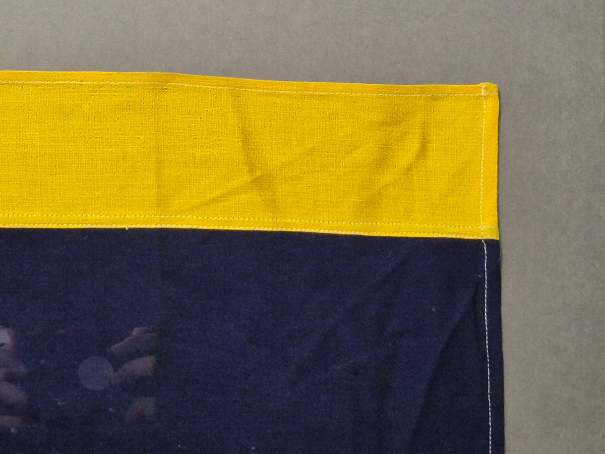 Framed International Code of Signals Delta (D) Linen Flag