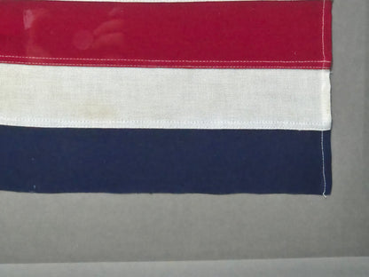 Framed International Code of Signals Charlie (C) Linen Flag