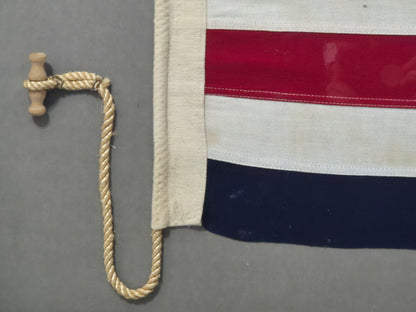 Framed International Code of Signals Charlie (C) Linen Flag