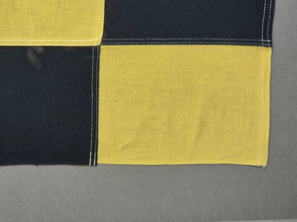 Framed International Code of Signals Lima (L) Linen Flag