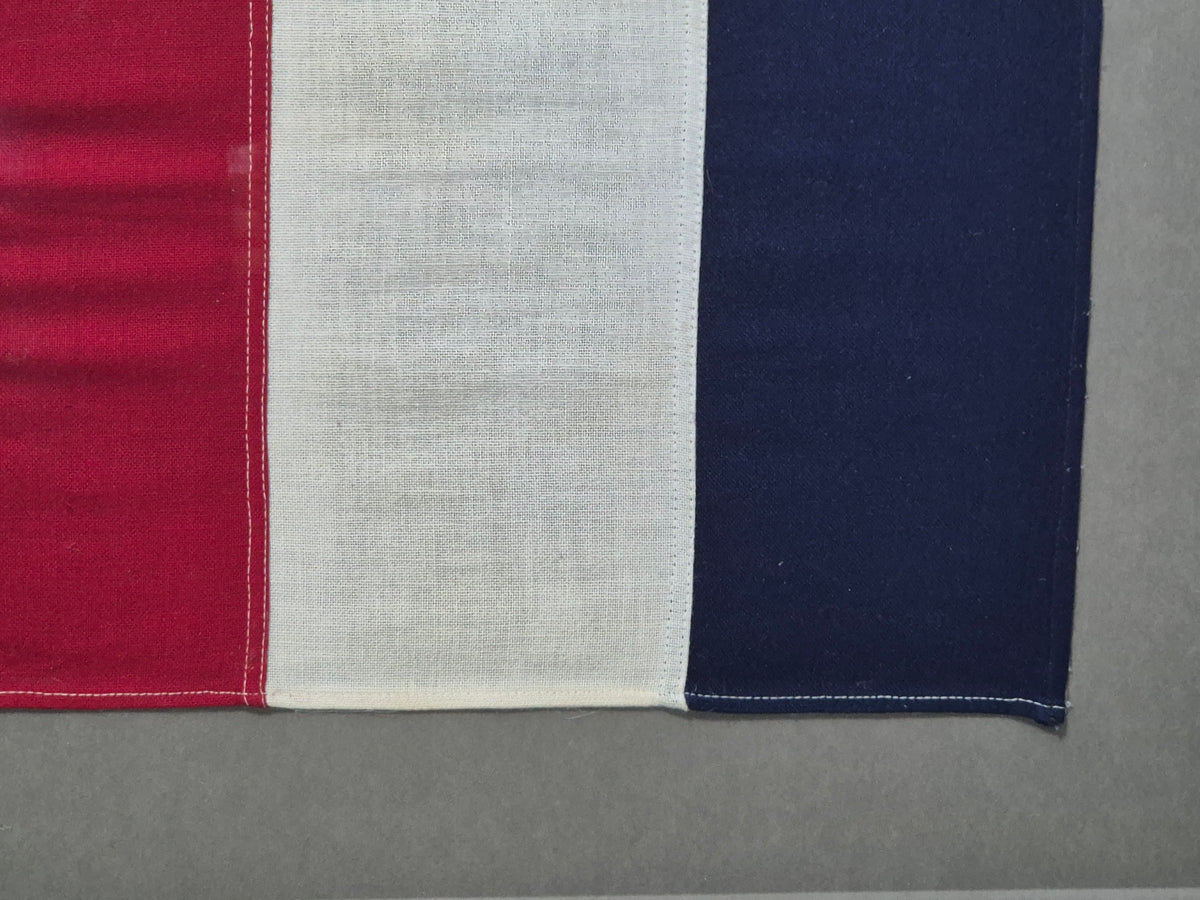 Framed International Code of Signals Tango (T) Linen Flag