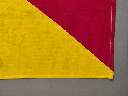 Framed International Code of Signals Oscar (O) Linen Flag