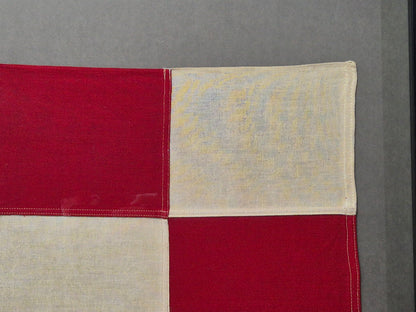 Framed International Code of Signals Uniform (U) Linen Flag