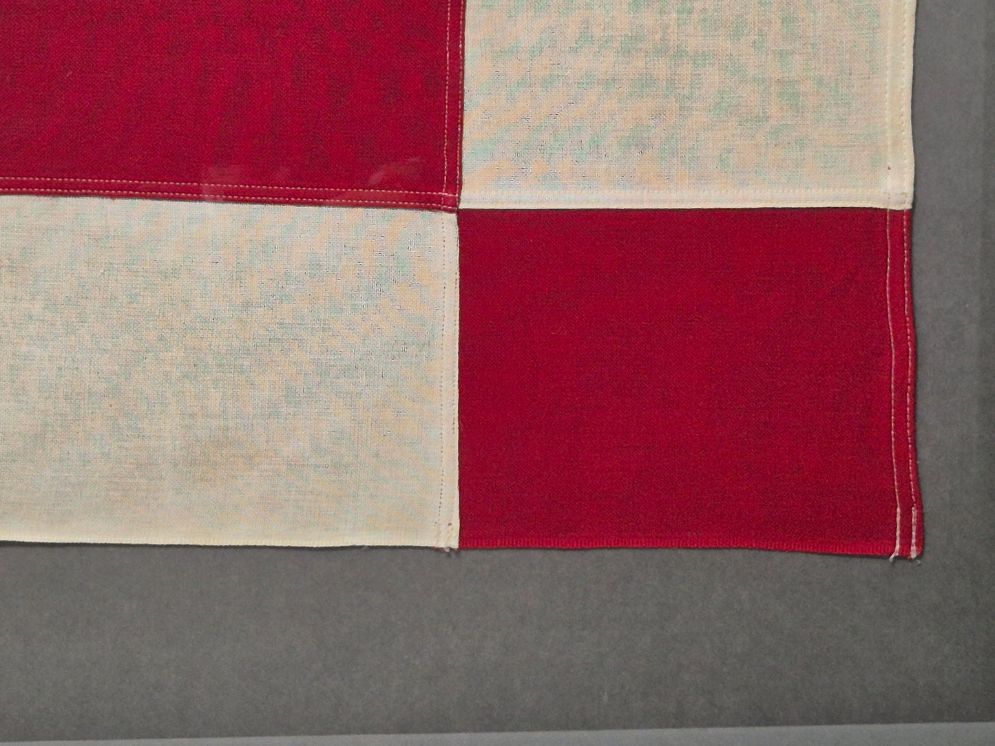 Framed International Code of Signals Uniform (U) Linen Flag
