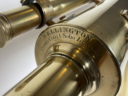 Brass Library Telescope by Wellington of London Circa 1800