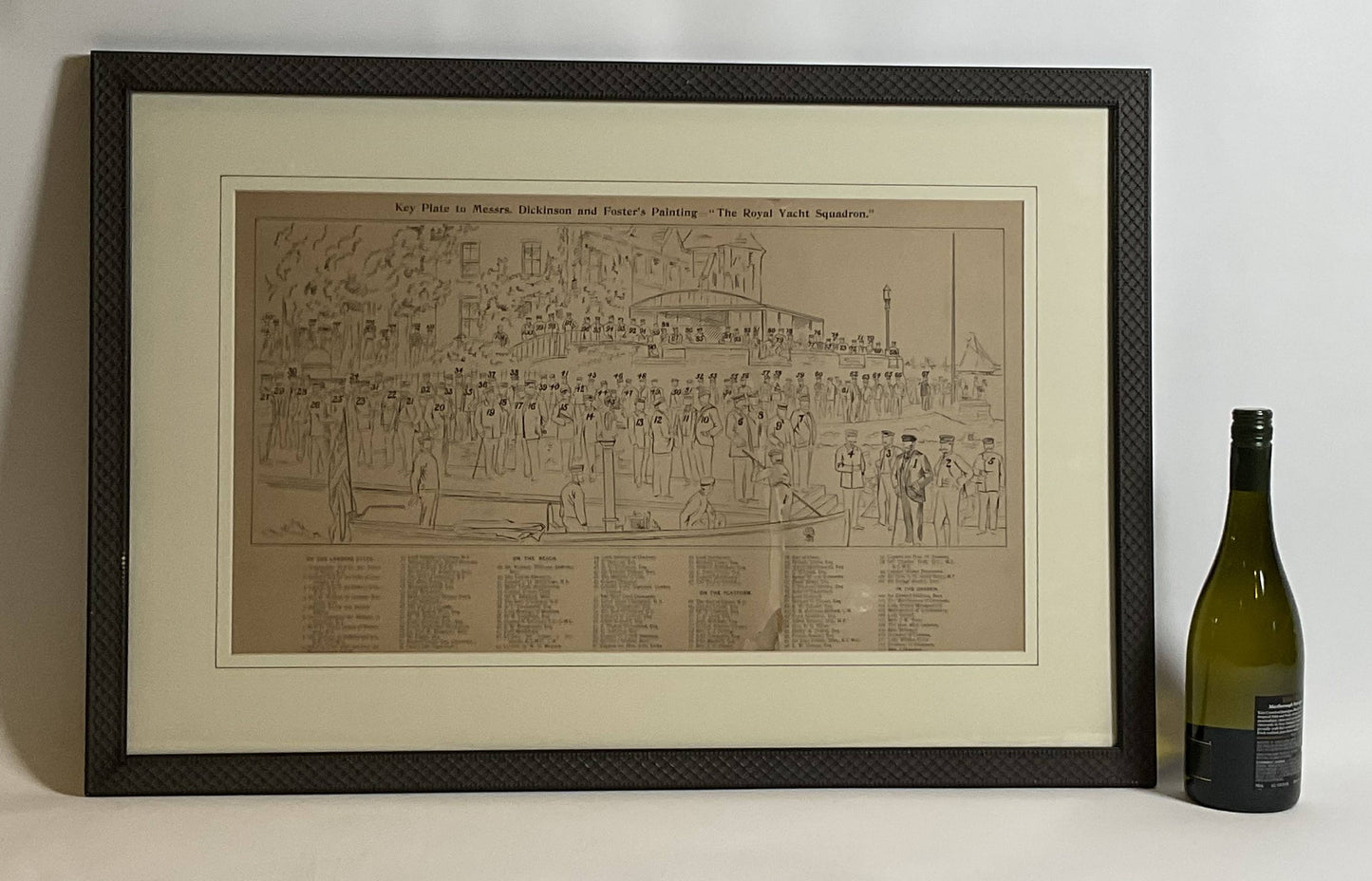 Royal Yacht Squadron Yachtsmen Litho