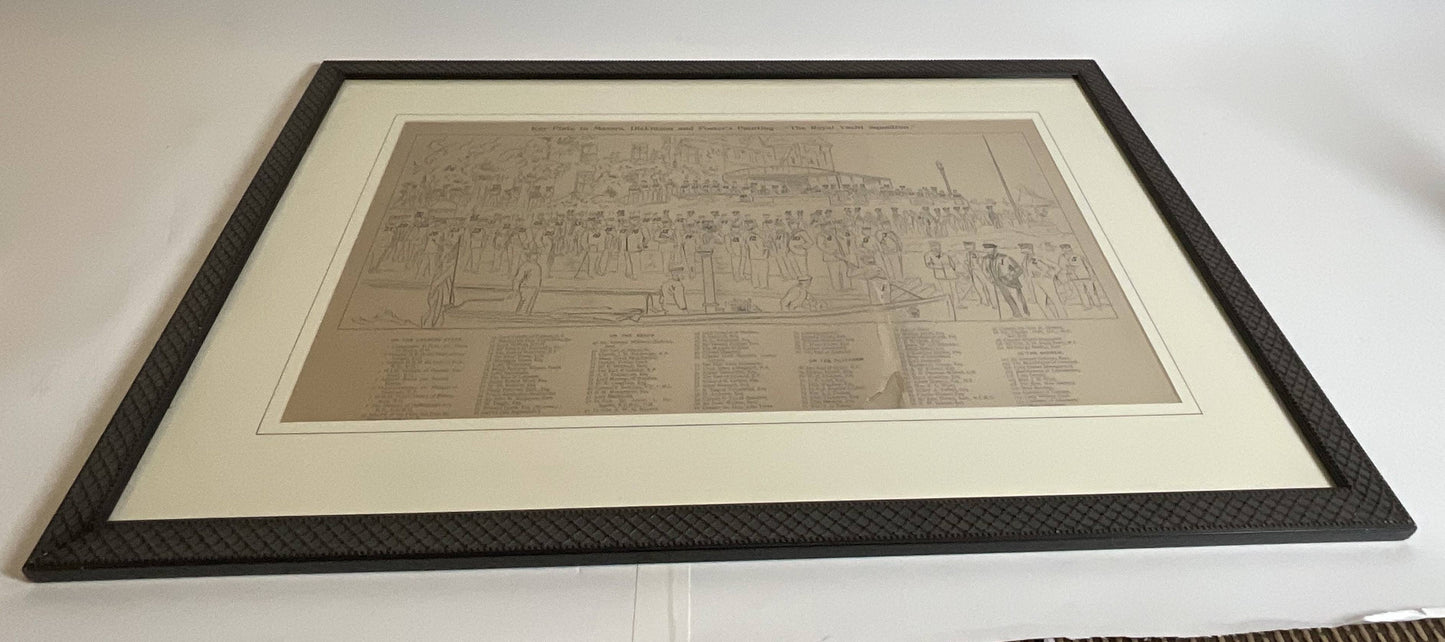 Royal Yacht Squadron Yachtsmen Litho