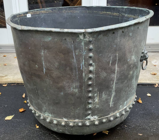 Thirty Two Inch Copper Cauldron