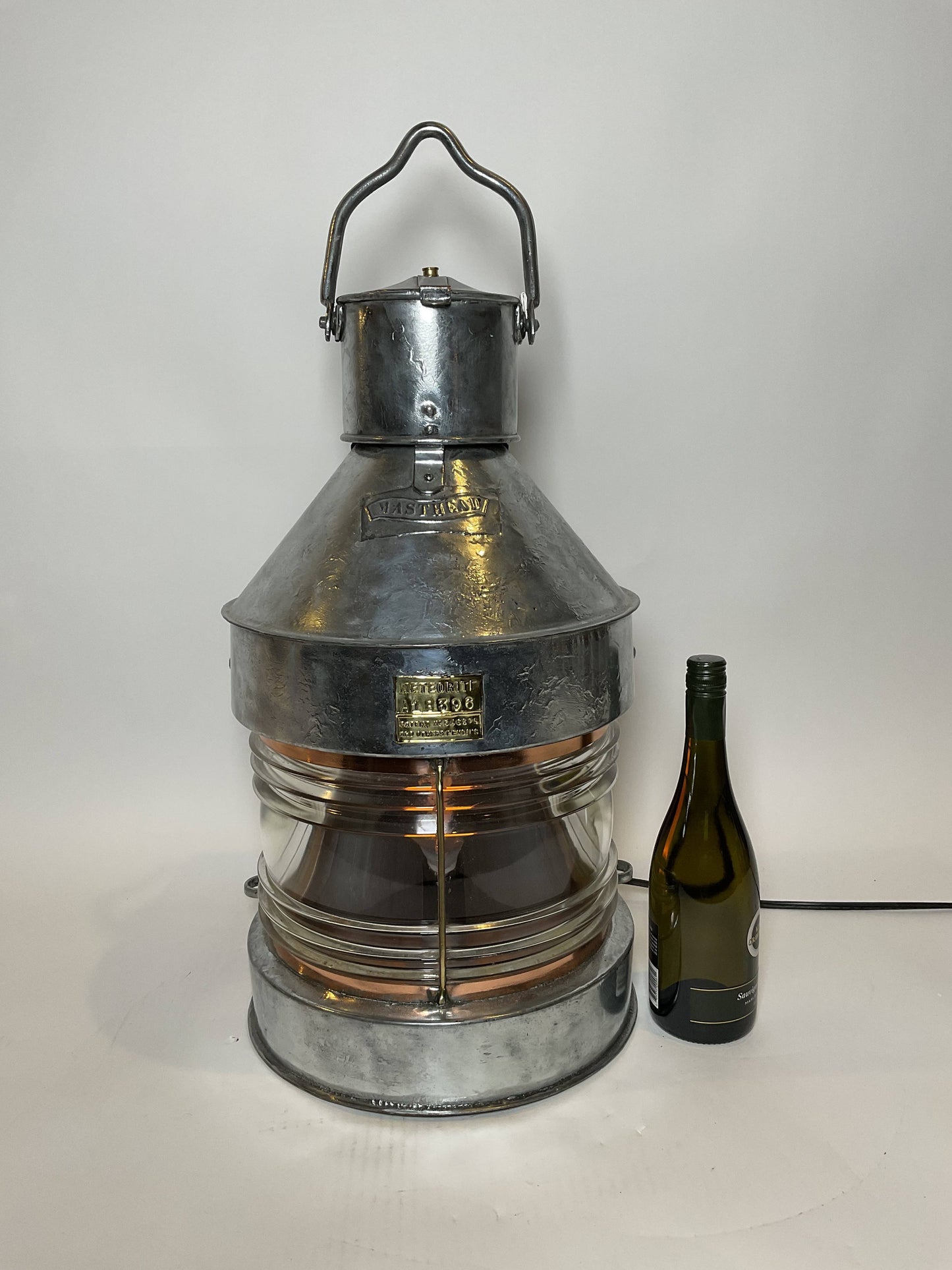 Steel Ships Masthead Lantern by Meteorite