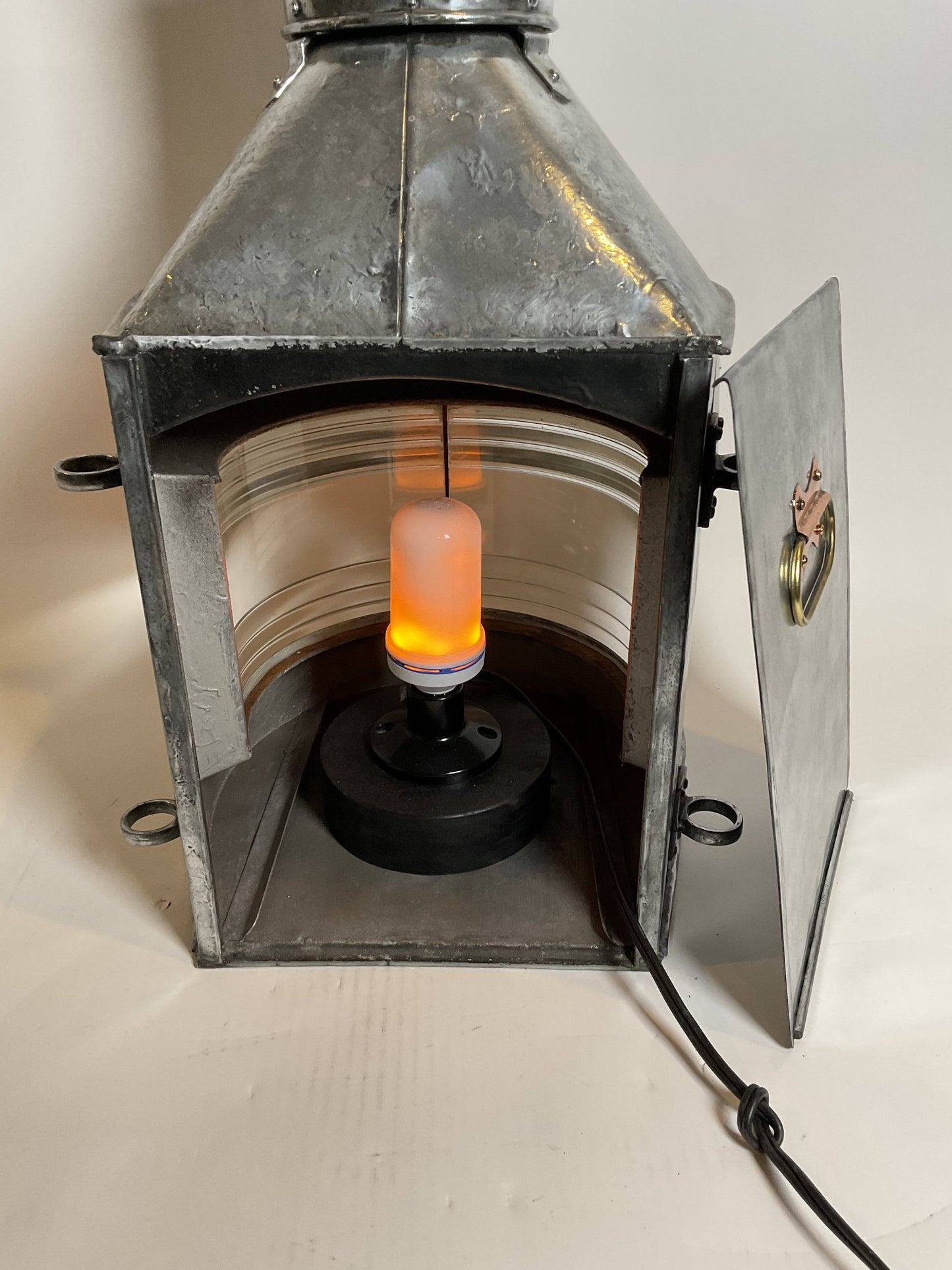 Steel Ships Masthead Lantern by Meteorite