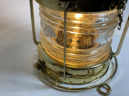 Solid Brass Ships Anchor Lantern