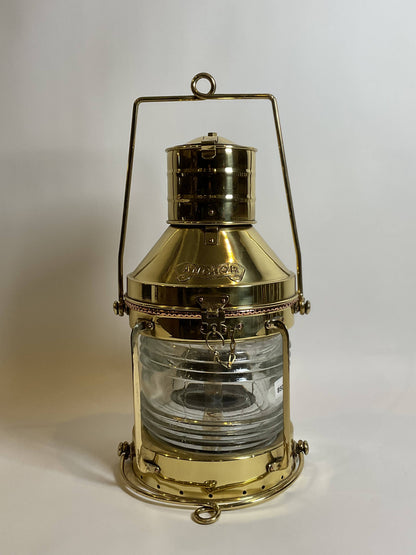 Solid Brass Ships Anchor Lantern