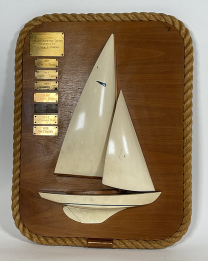 Stillwater Yacht Club Half Model Trophy