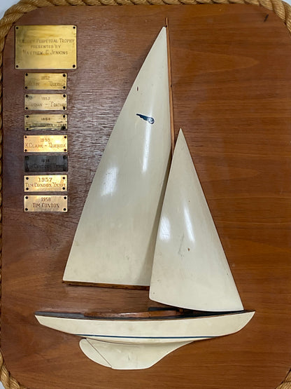 Stillwater Yacht Club Half Model Trophy