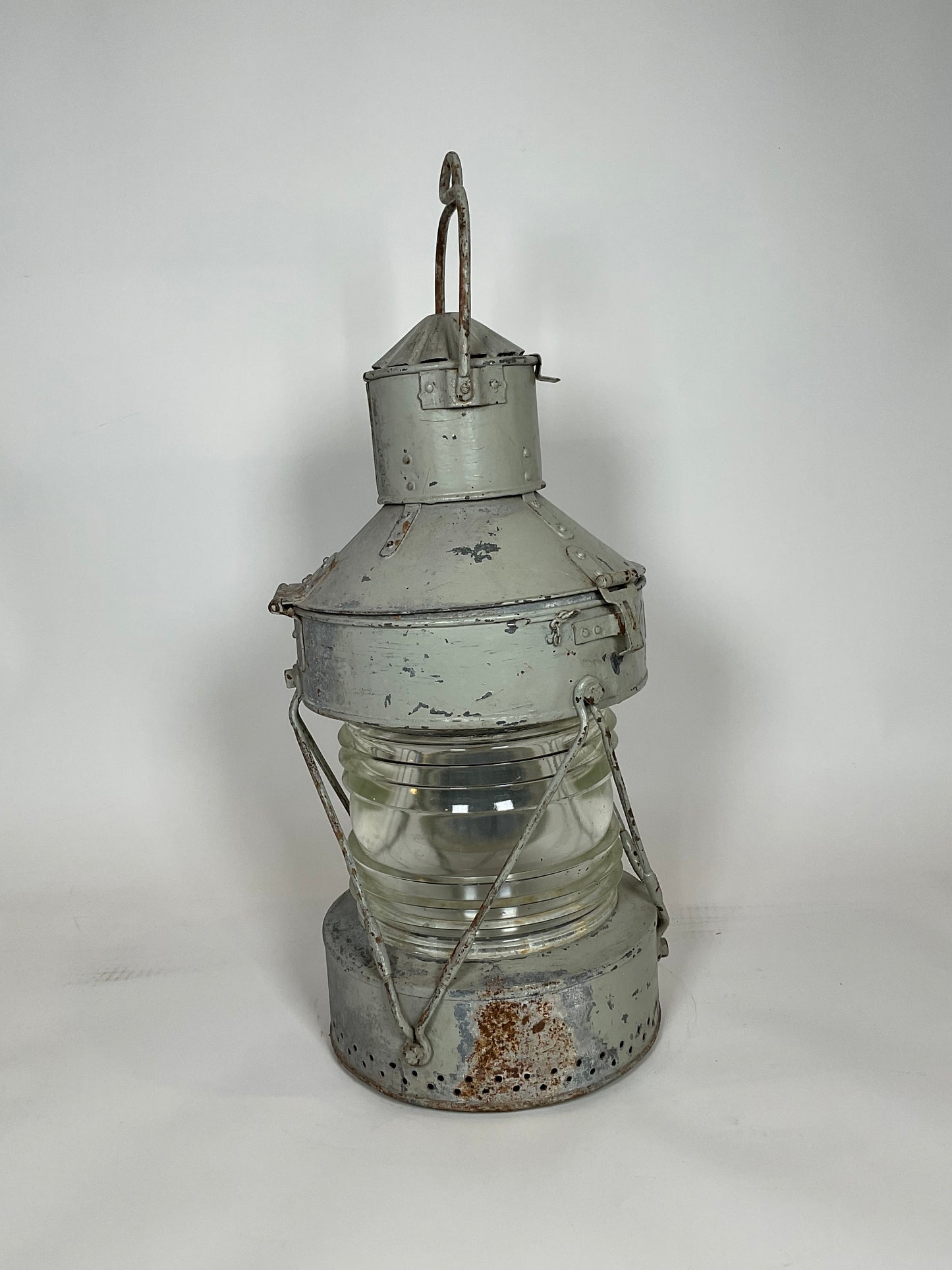 Steel Ships Anchor Lantern