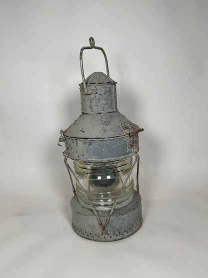 Steel Ships Anchor Lantern