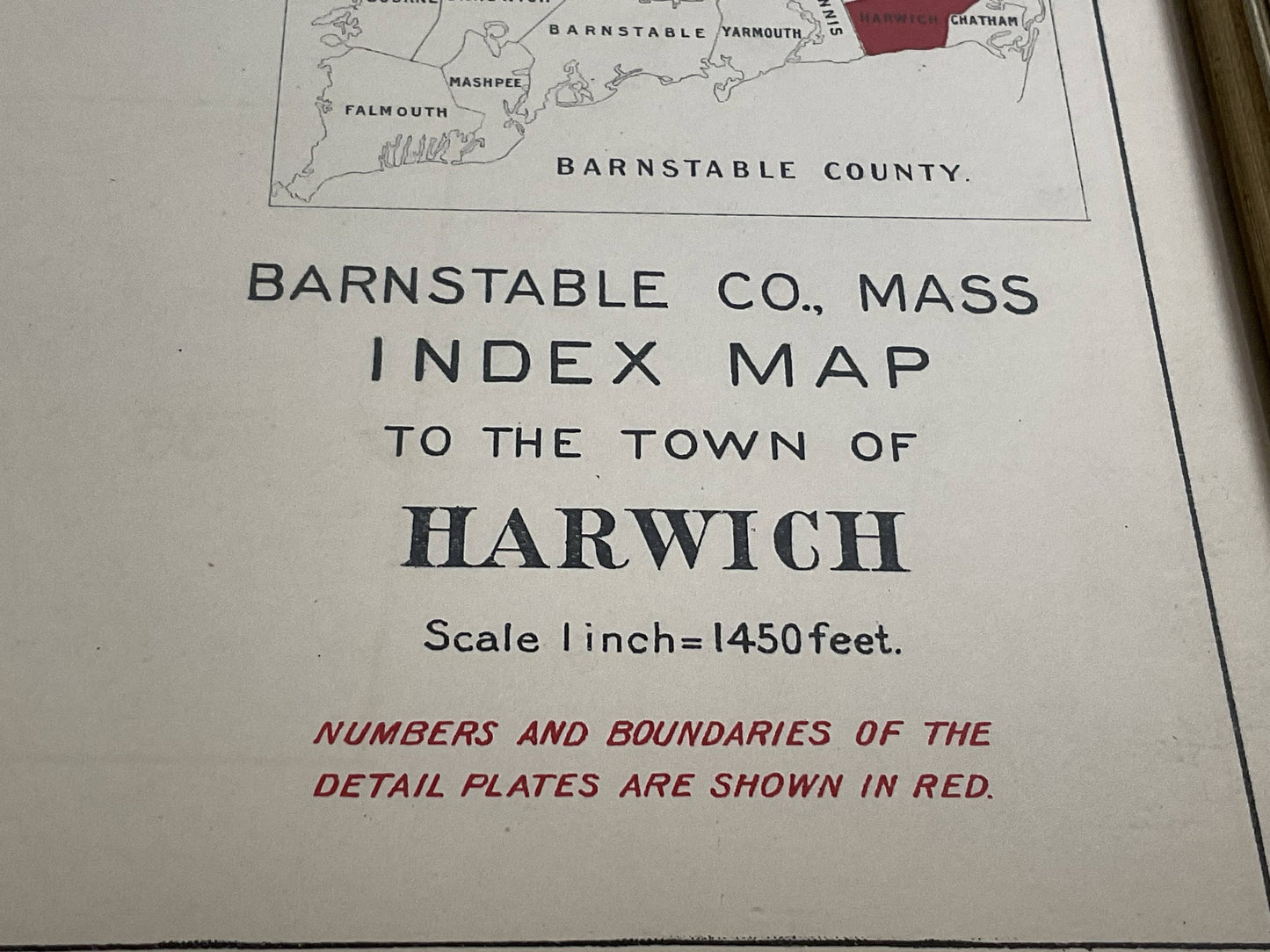 Wychmere Harbor Allens Harbor Map Circa 1890