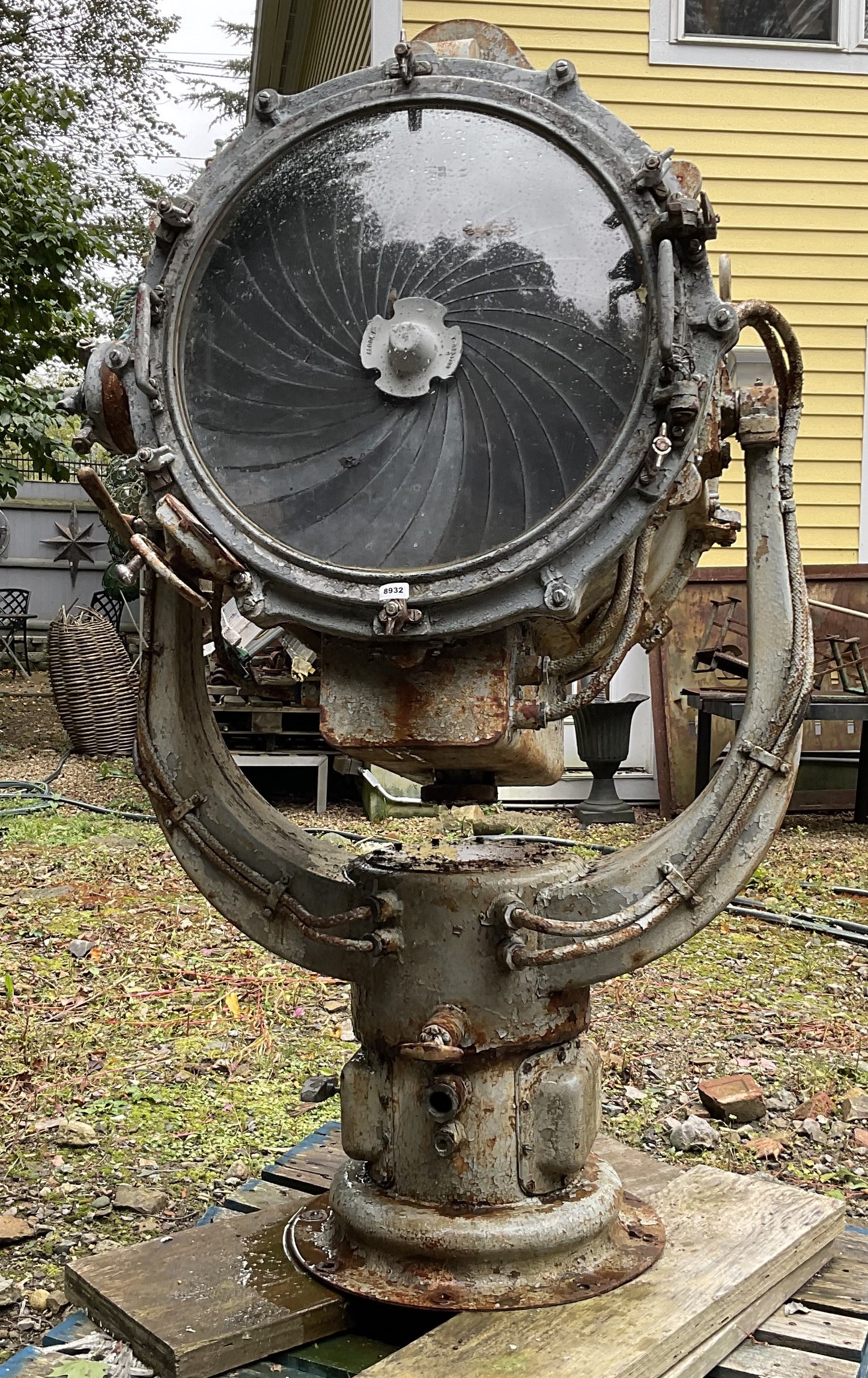 U.S. Navy Destroyer Searchlight, 6 Feet Tall