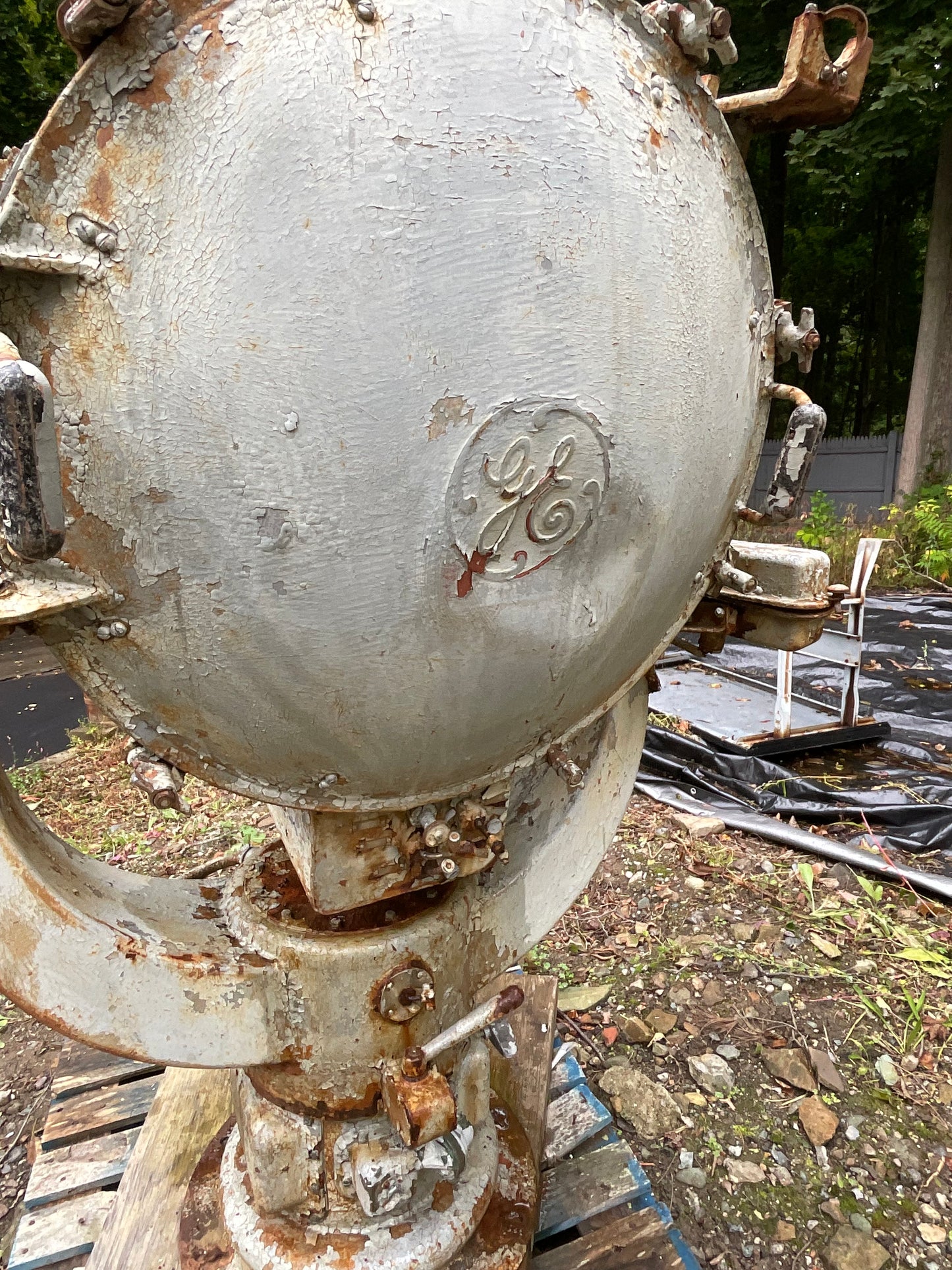 U.S. Navy Destroyer Searchlight, 6 Feet Tall