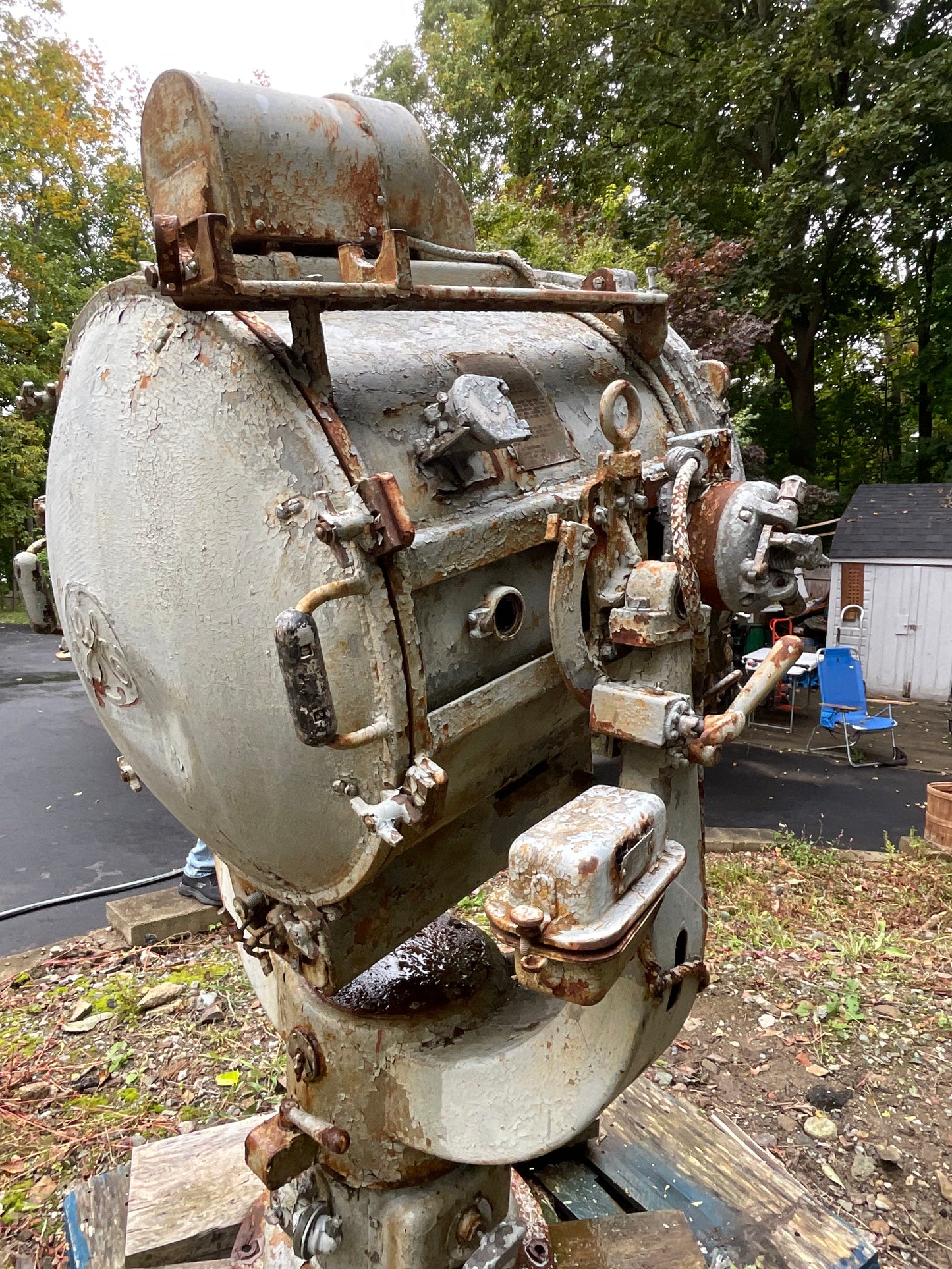 U.S. Navy Destroyer Searchlight, 6 Feet Tall