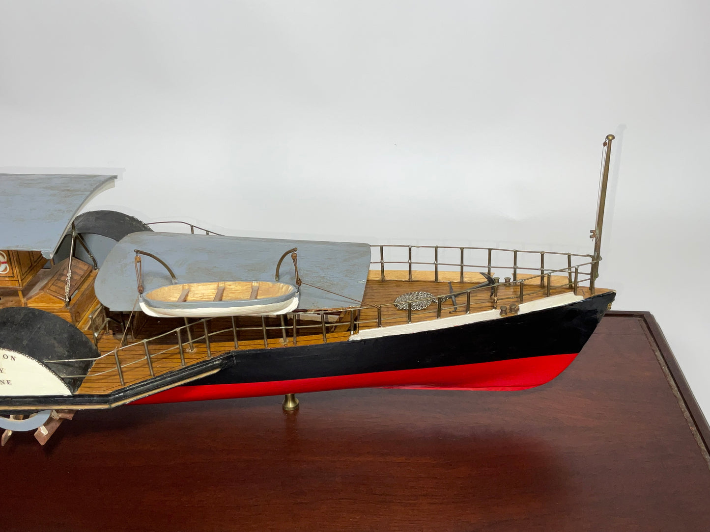 Cased Model of a Hudson Day Line Steamship