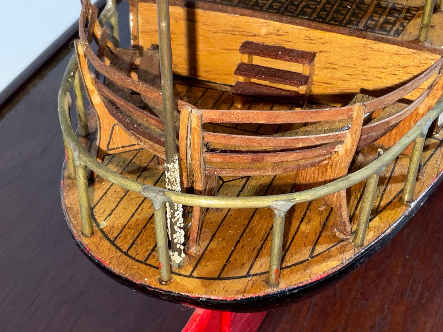 Cased Model of a Hudson Day Line Steamship