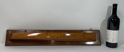 Antique Half Hull Model of the Motor Launch Flora Jane
