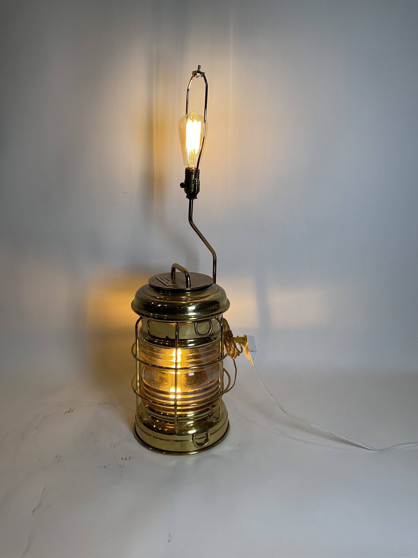 Ships Lantern From The Navy Tugboat SS Trinidad Head