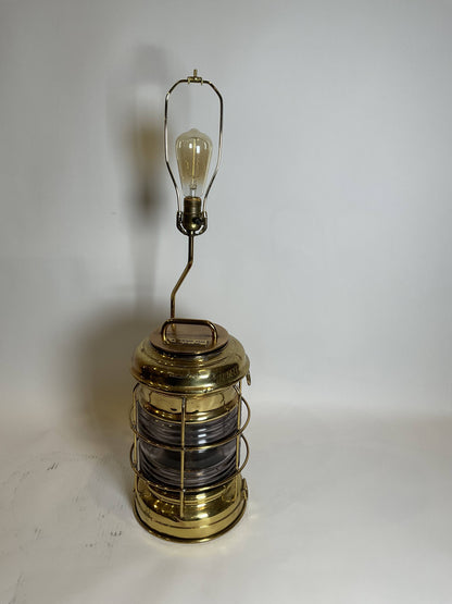 Ships Lantern From The Navy Tugboat SS Trinidad Head